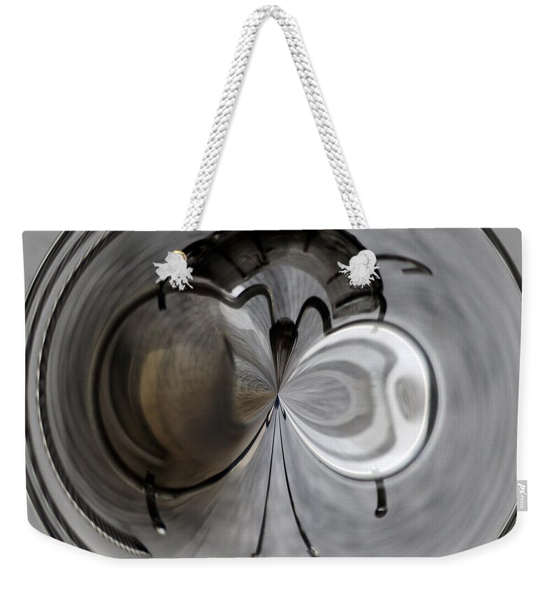 Light Projector Weekender Tote Bag featuring the photograph Blown Out Filament by Tikvah's Hope
