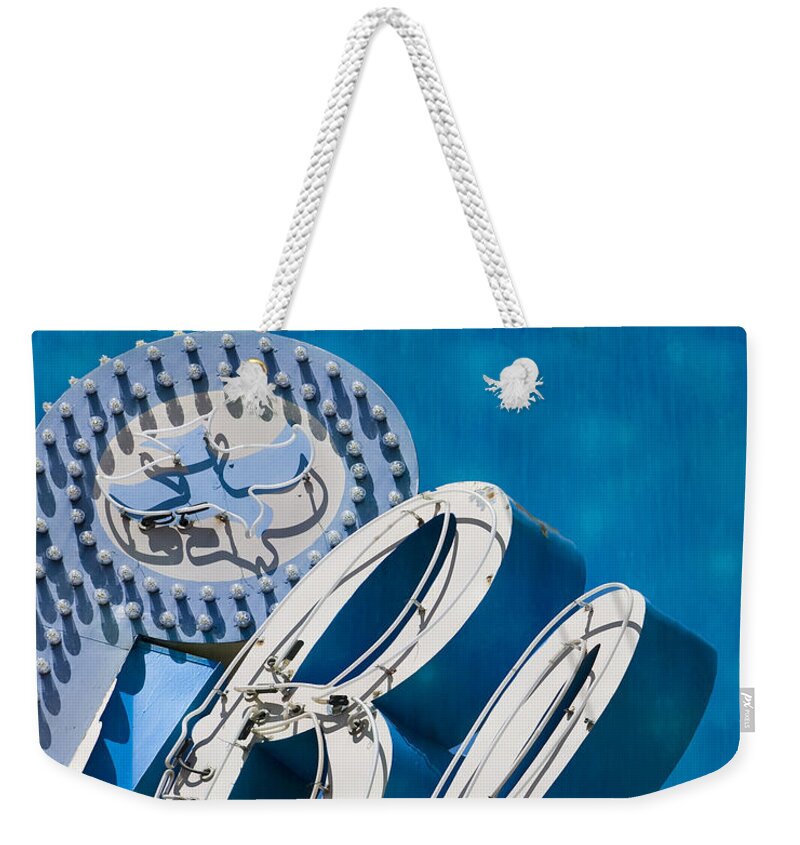 Blue Weekender Tote Bag featuring the photograph Blue by Juli Scalzi