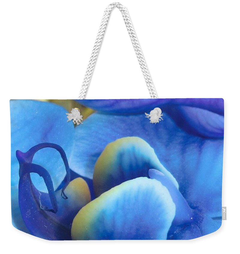 Blue Weekender Tote Bag featuring the photograph Blue Oasis 2 by Michele Penn