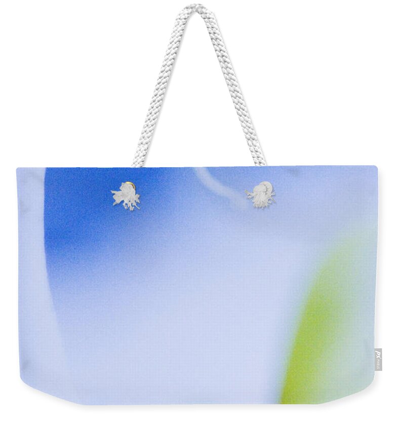 Orchid Weekender Tote Bag featuring the photograph Blue Orchid Abstract by Bradley R Youngberg