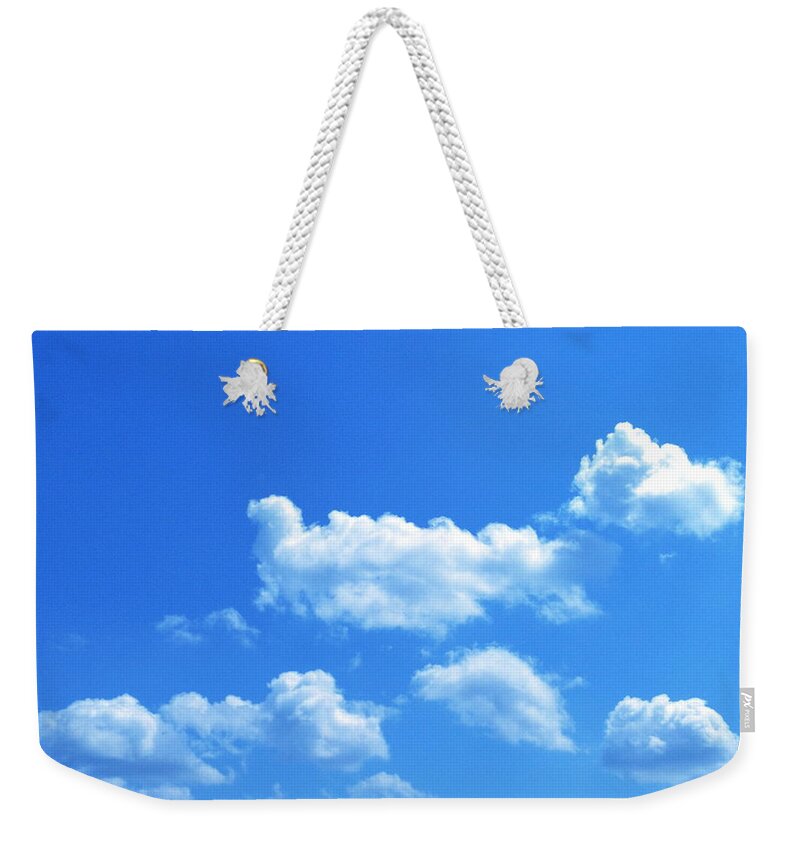 Blue Skies Iii Weekender Tote Bag featuring the photograph Blue Skies III by M West