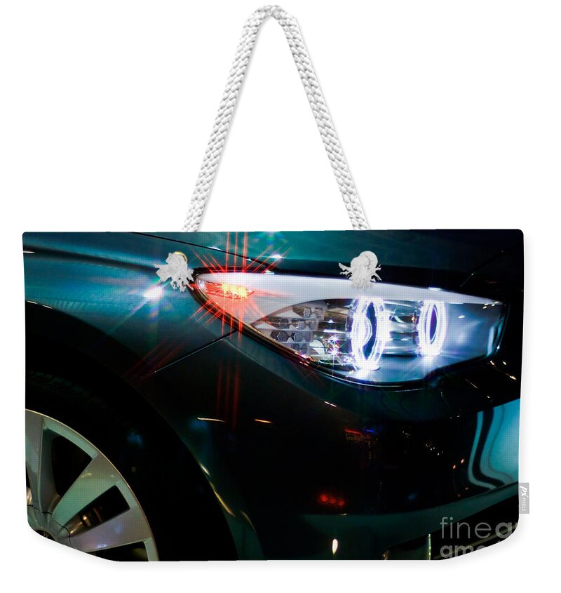 Bmw Weekender Tote Bag featuring the photograph BMW by Syed Aqueel
