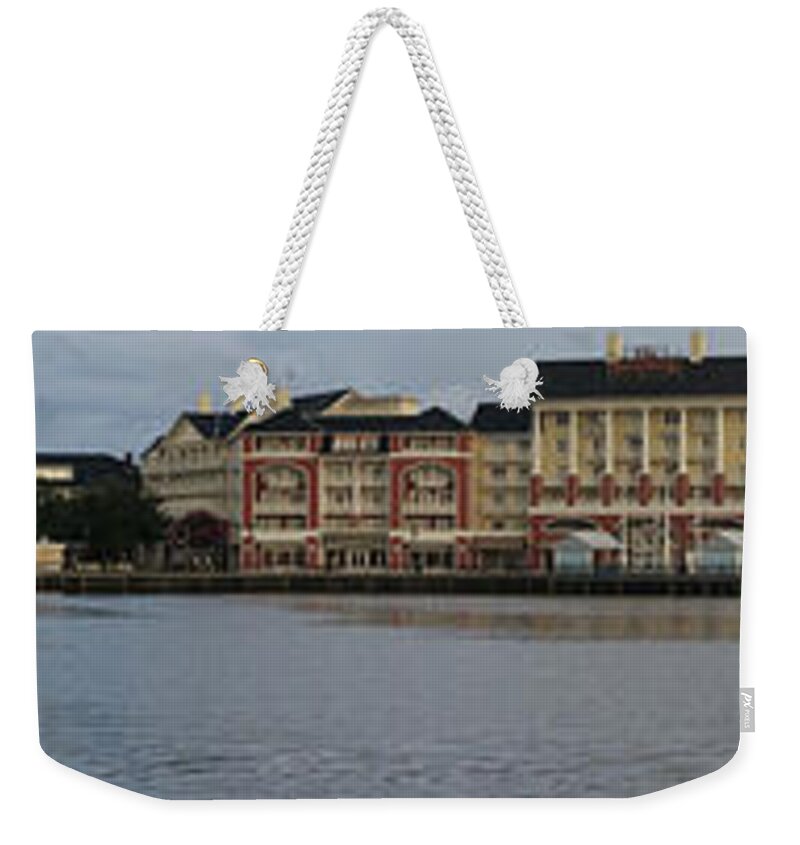 Panorama Weekender Tote Bag featuring the photograph Boardwalk Panorama Walt Disney World by Thomas Woolworth