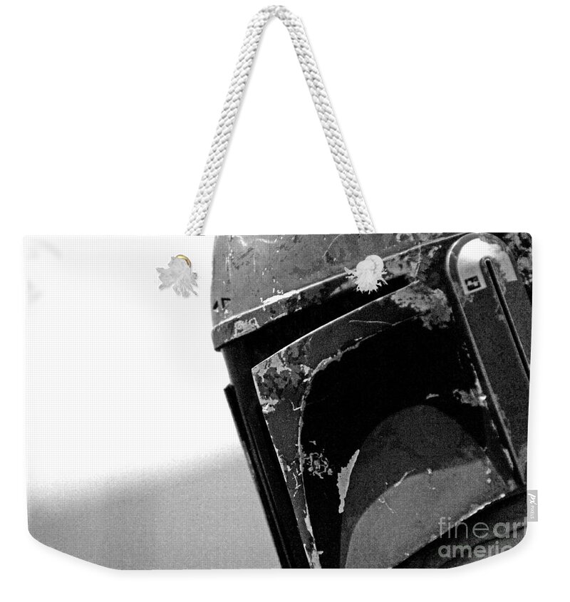 Boba Weekender Tote Bag featuring the photograph Boba Fett Helmet 27 by Micah May
