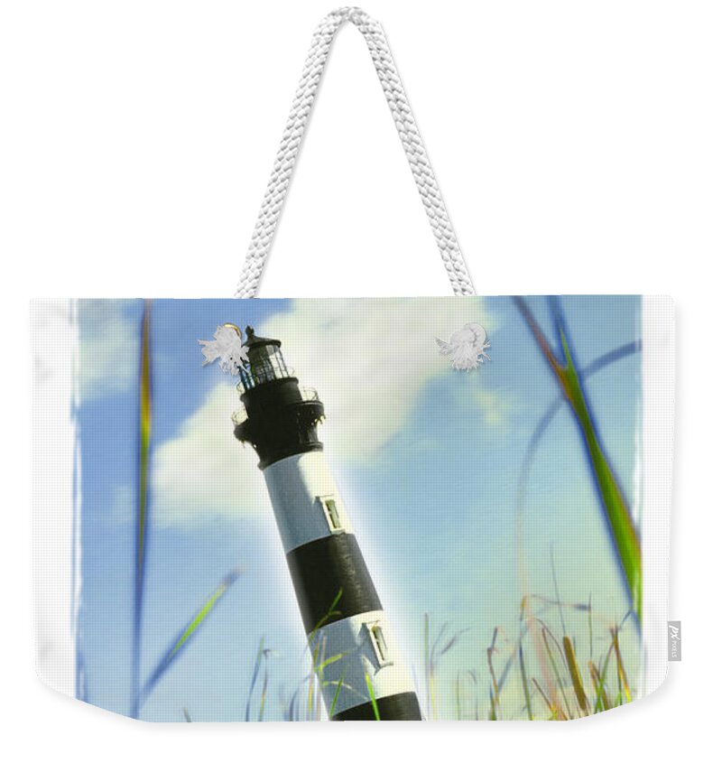 Lighthouse Weekender Tote Bag featuring the photograph Bodie Light II by Mike McGlothlen