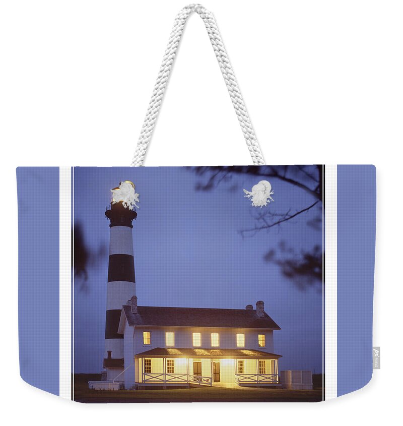 Evening Scene Weekender Tote Bag featuring the photograph Bodie Light just After Dark by Mike McGlothlen
