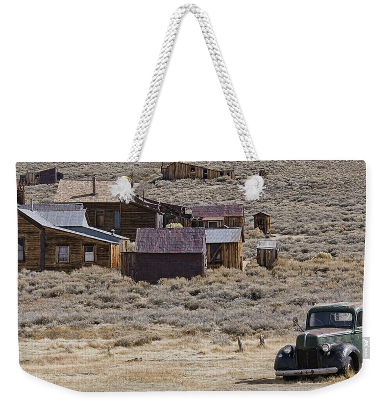 Bodie Mining Town Weekender Tote Bag featuring the photograph Bodie Mining Town by Wes and Dotty Weber