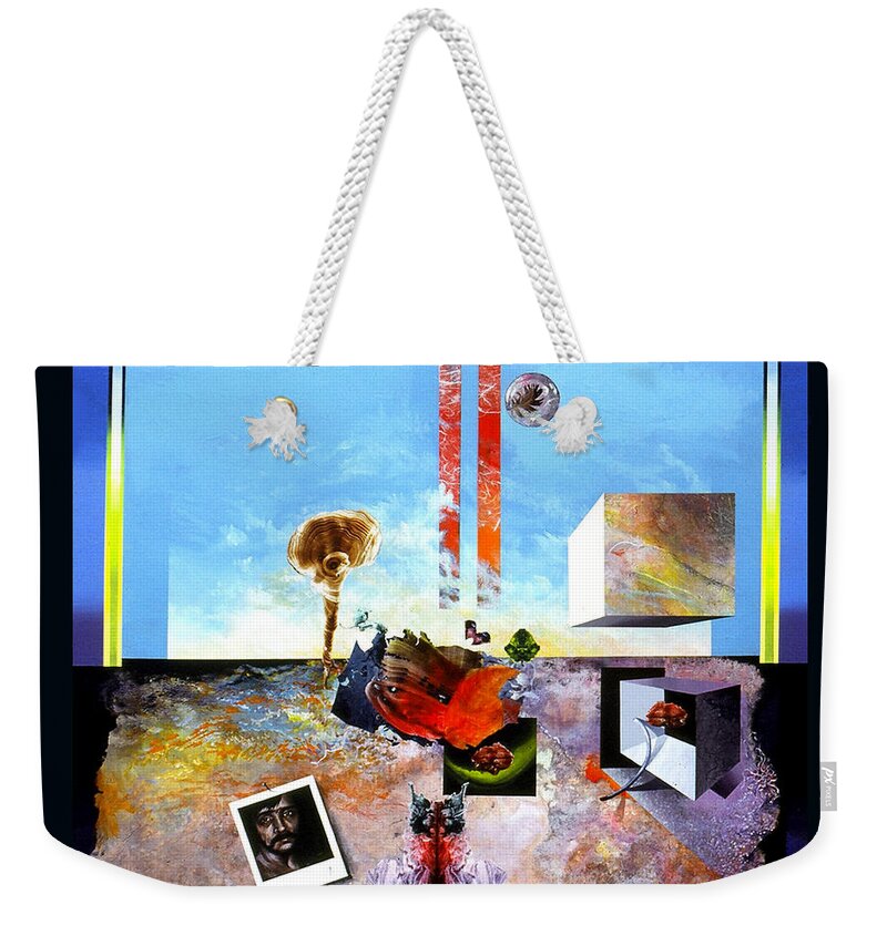  Weekender Tote Bag featuring the painting Bogomil Objects by Otto Rapp