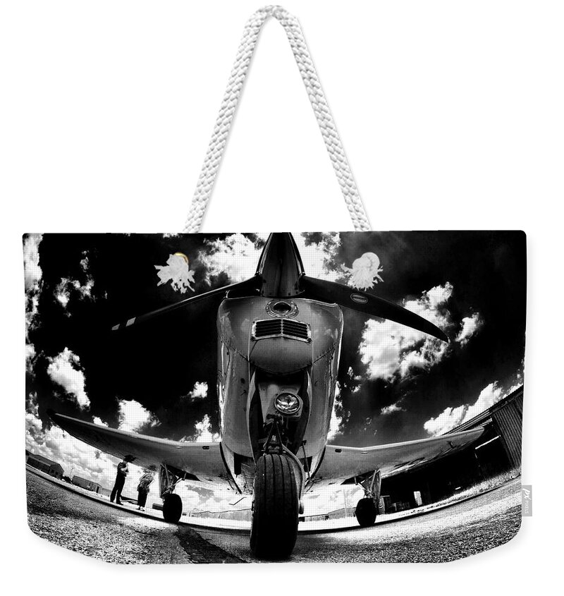 Bonanza Weekender Tote Bag featuring the photograph Bonanza in Black and White by Paul Job