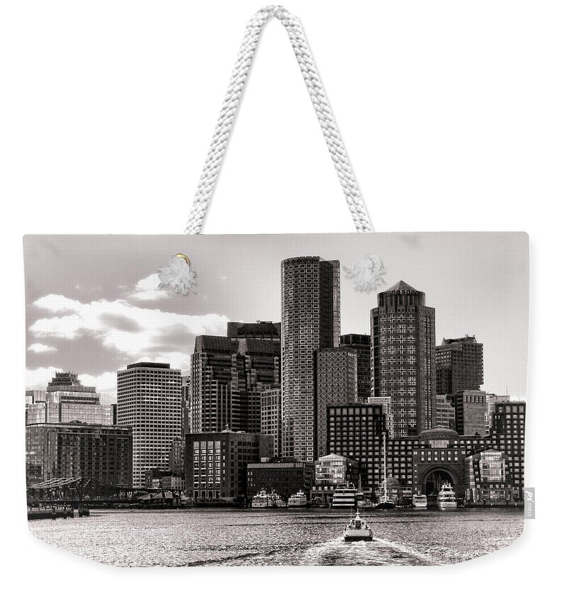 Boston Weekender Tote Bag featuring the photograph Boston by Olivier Le Queinec