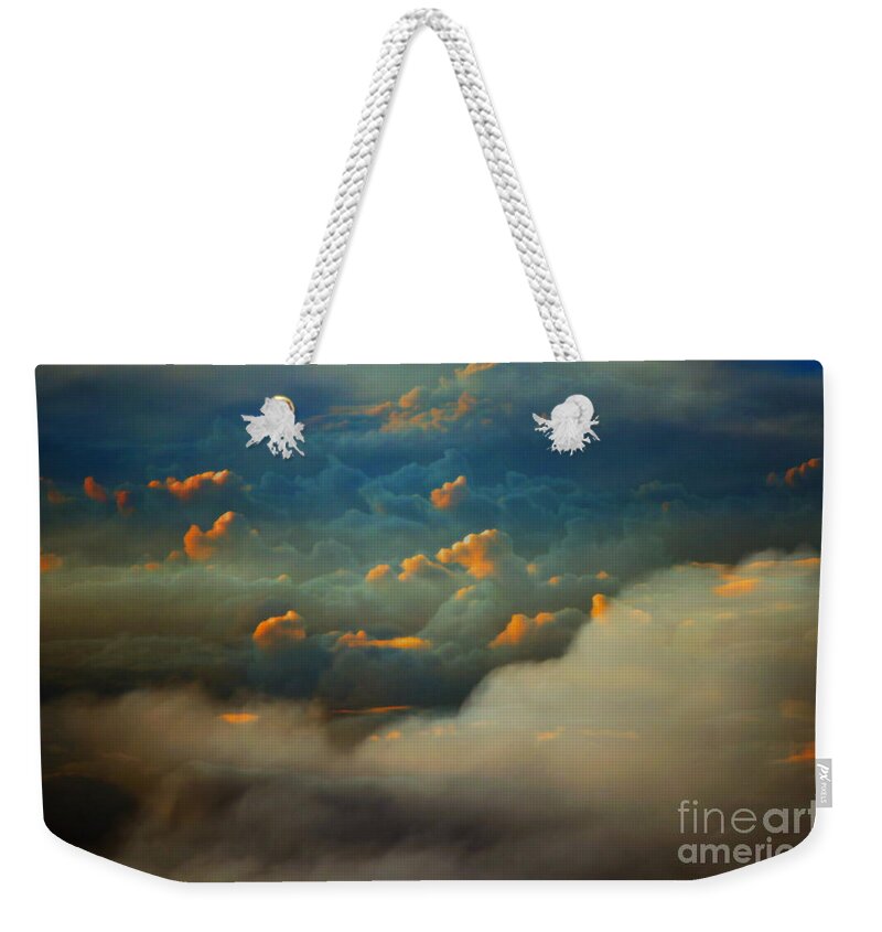 Cloud Weekender Tote Bag featuring the photograph Both Sides by Gwyn Newcombe