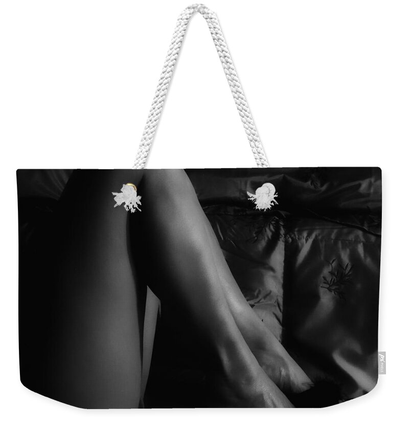 Boudoir Weekender Tote Bag featuring the photograph Boudoir by Donna Blackhall