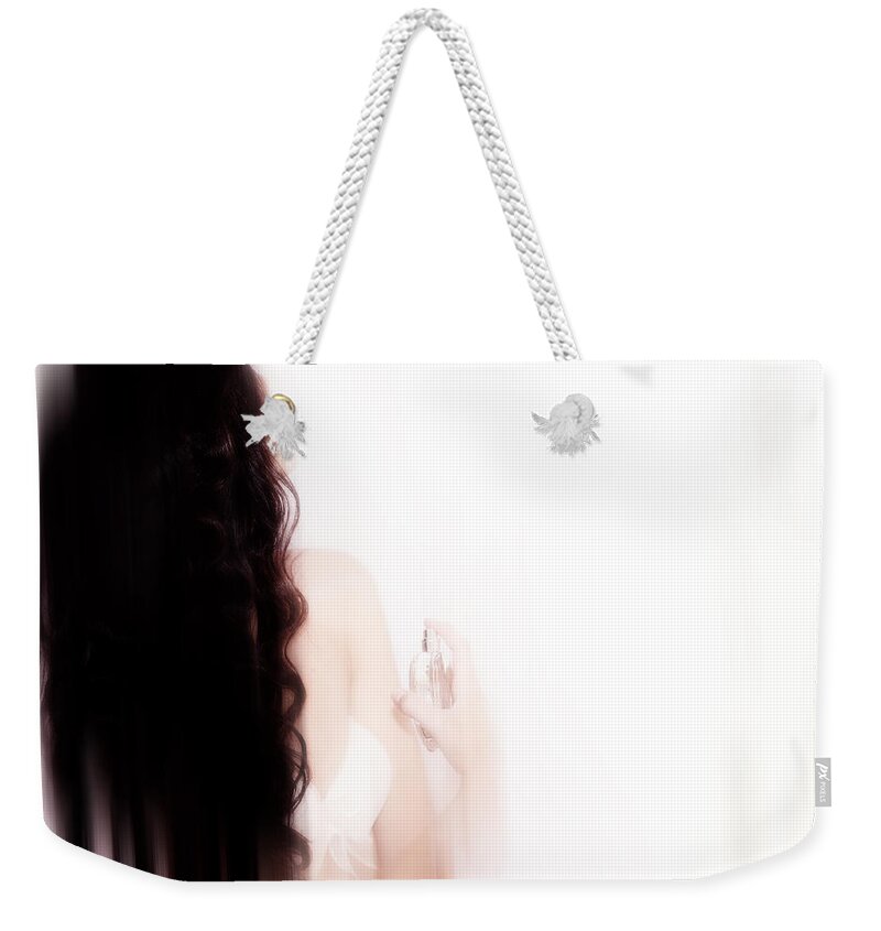 Boudoir Weekender Tote Bag featuring the photograph Boudoir Photography 4. Impressionism. Exclusively For Faa by Jenny Rainbow