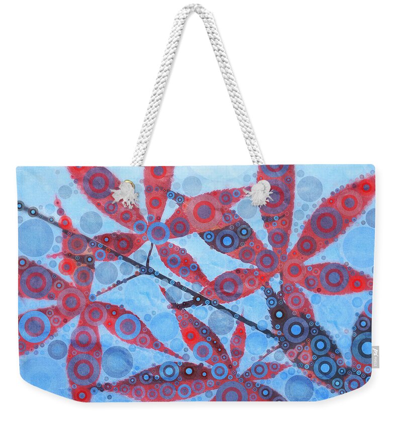 Maple Leaves Weekender Tote Bag featuring the photograph Brewed in Percolator by Dorian Hill