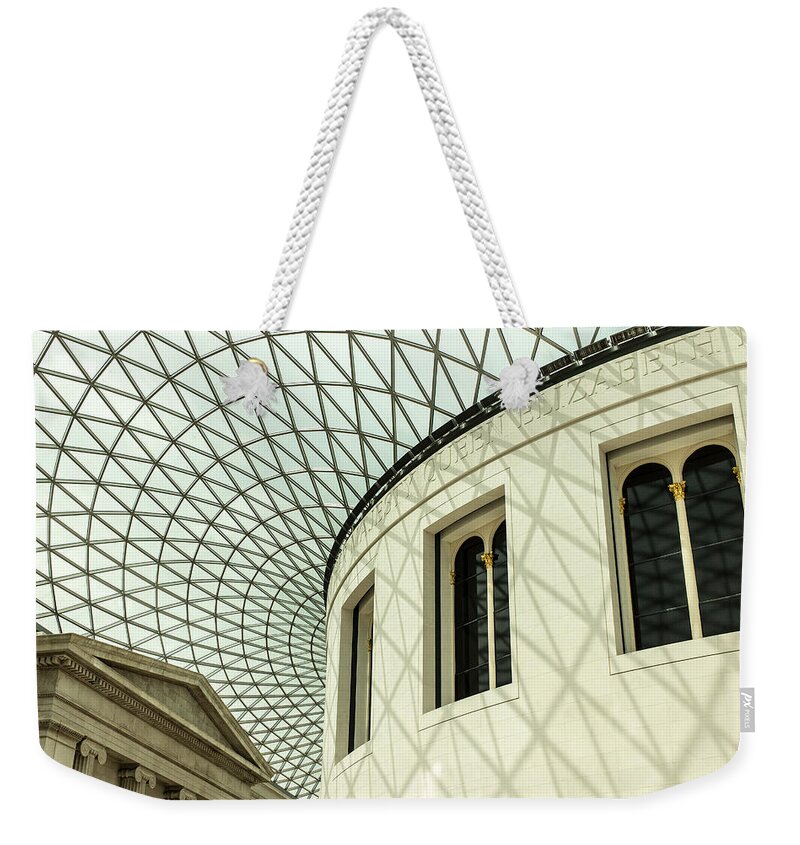 British Museum Weekender Tote Bag featuring the photograph British Museum 1 by Nigel R Bell