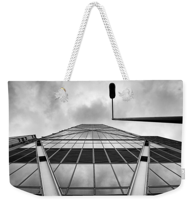 Broadgate Tower Weekender Tote Bag featuring the photograph Broadgate Tower by Ian Good
