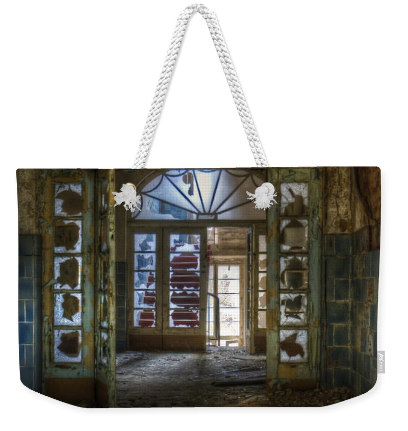 Beelitz Weekender Tote Bag featuring the digital art Broken beauty by Nathan Wright