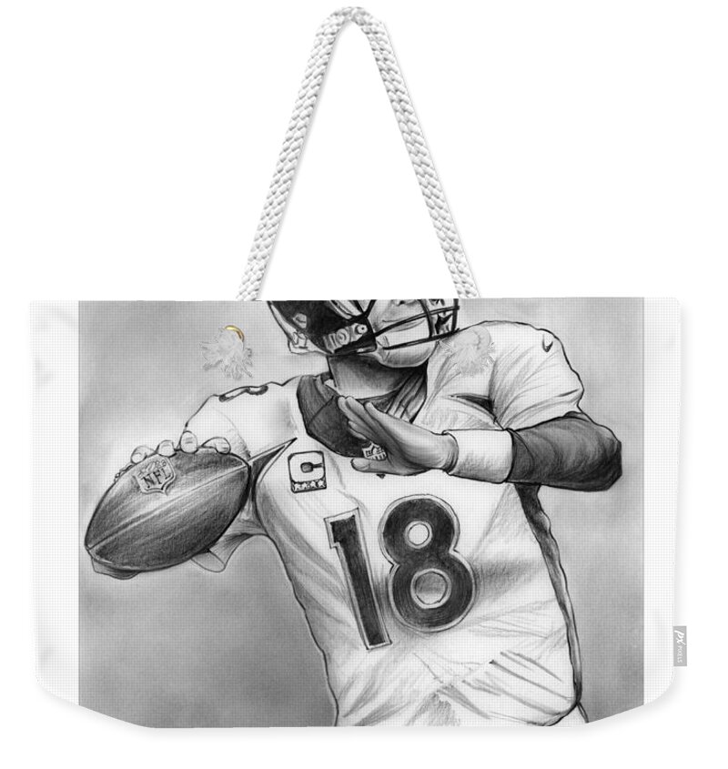 Peyton Manning Weekender Tote Bags