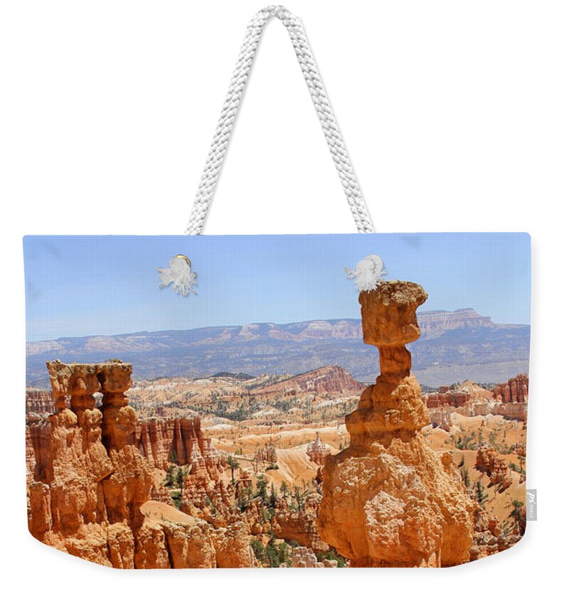 Desert Weekender Tote Bag featuring the photograph Bryce Canyon 2 by Mike McGlothlen