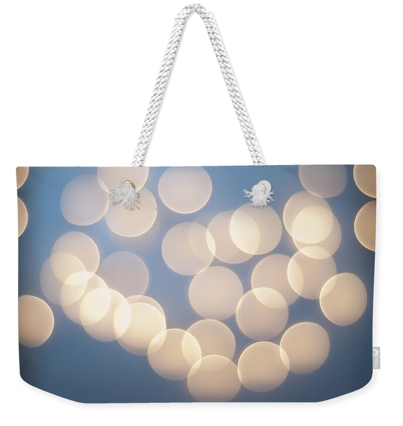 Bokeh Weekender Tote Bag featuring the photograph Bubbly Bokeh by Christi Kraft