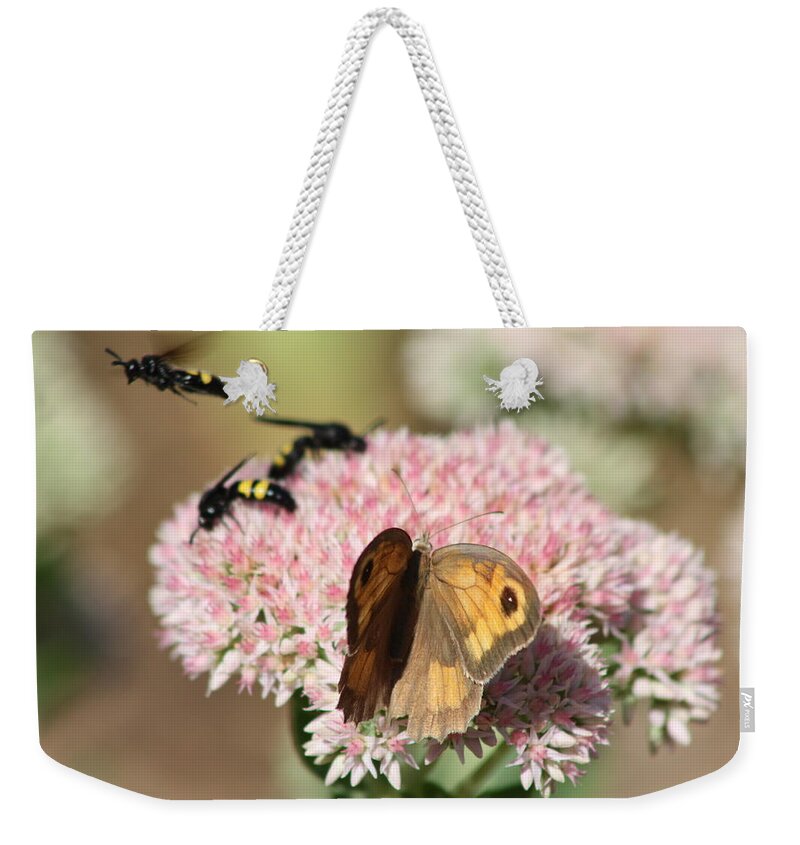 Rogerio Mariani Weekender Tote Bag featuring the photograph Busy Days by Rogerio Mariani