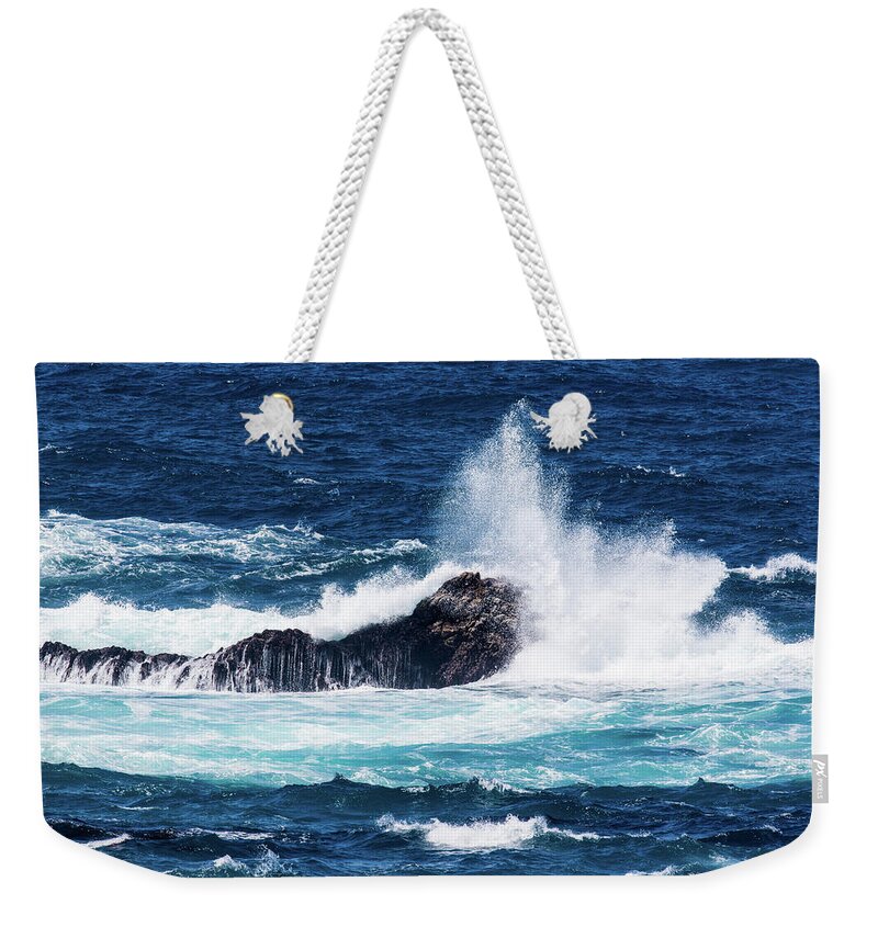 Scenics Weekender Tote Bag featuring the photograph California Coast Near Big Sur by Jgareri