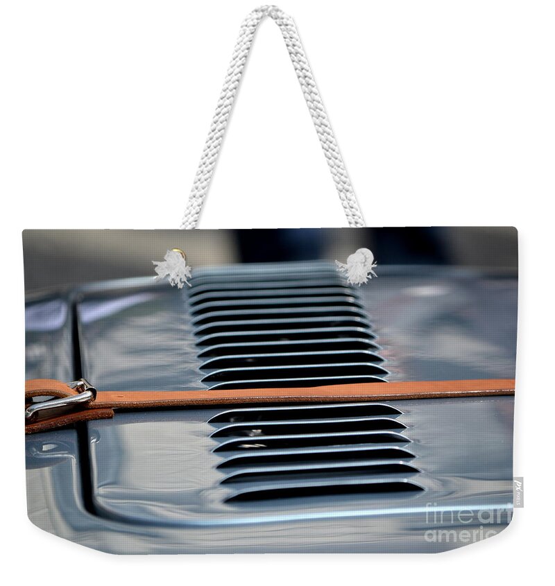 Austin Healey Weekender Tote Bag featuring the photograph California Mille by Dean Ferreira