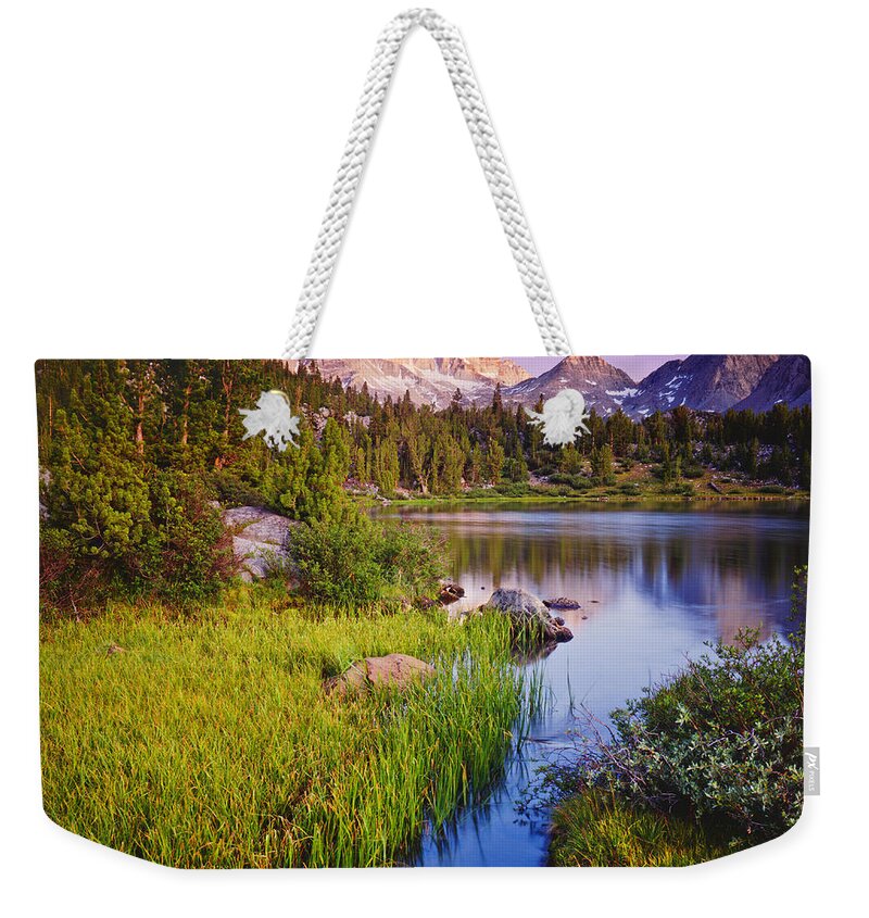 Scenics Weekender Tote Bag featuring the photograph Californias Sierra Nevada Range by Ron thomas