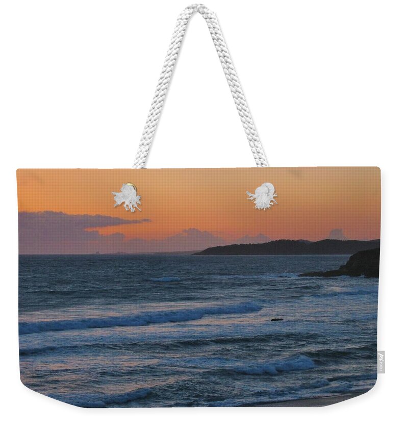 Cambria Weekender Tote Bag featuring the photograph Cambria by Angela J Wright