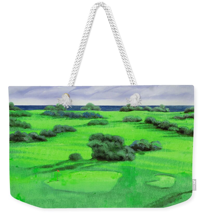 Golf Course Weekender Tote Bag featuring the painting Campo Da Golf by Guido Borelli