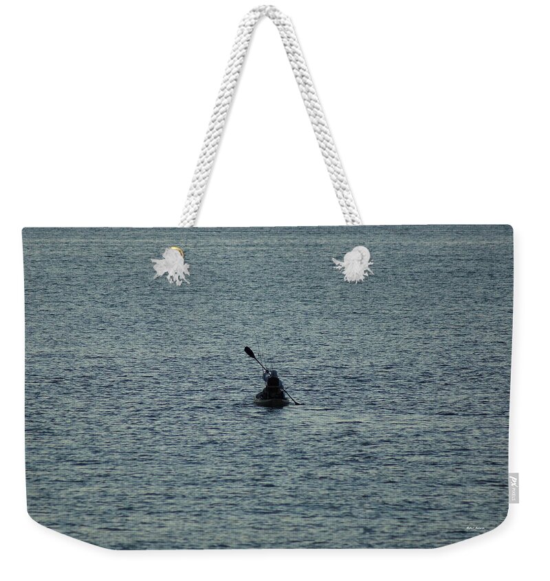 Sunrise Weekender Tote Bag featuring the photograph Canoeing in the Florida Riviera by Rafael Salazar