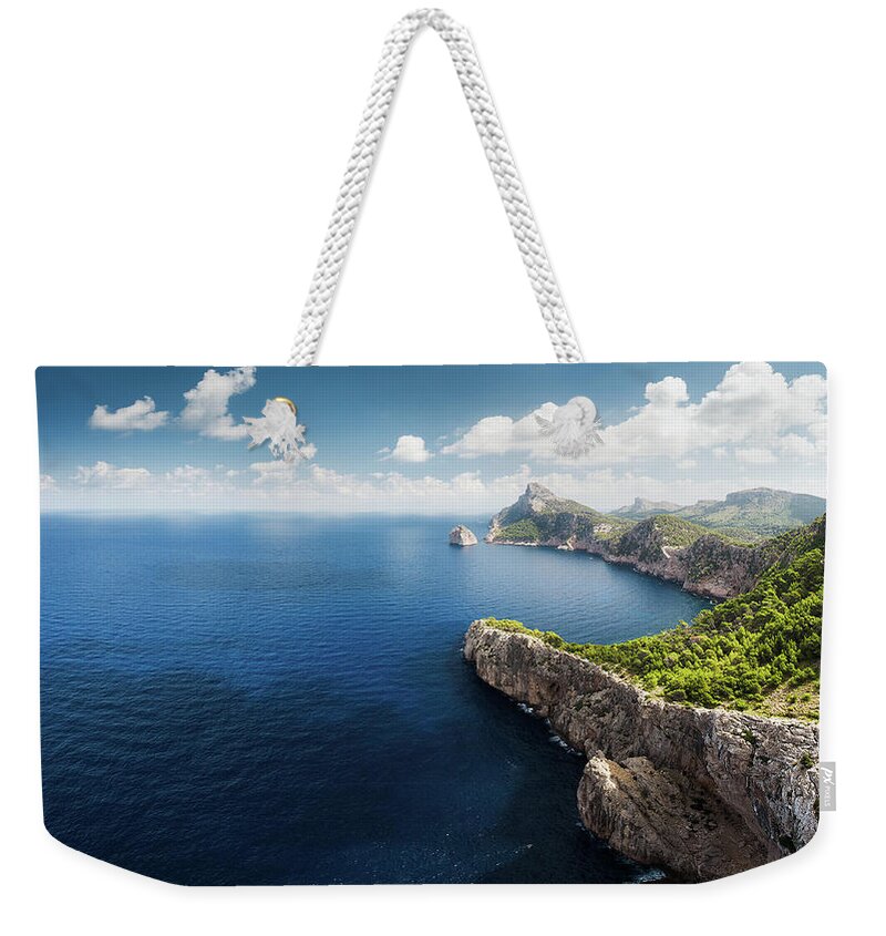 Tranquility Weekender Tote Bag featuring the photograph Cap Formentor Mallorca by Photo By Steffen Egly