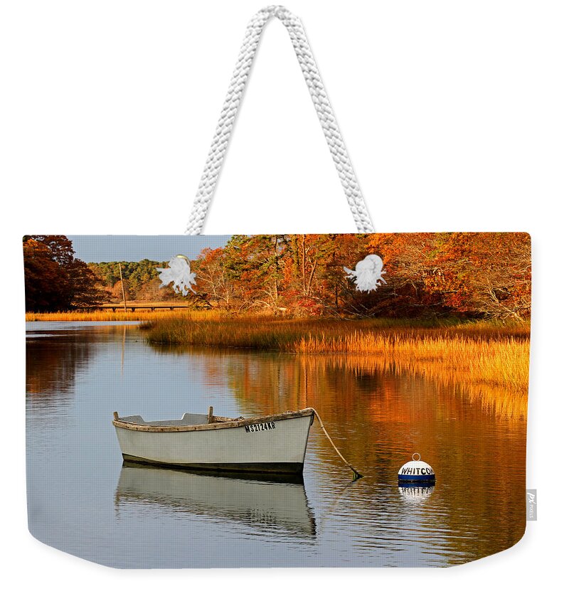 Cape Cod Weekender Tote Bag featuring the photograph Cape Cod Fall Foliage by Juergen Roth