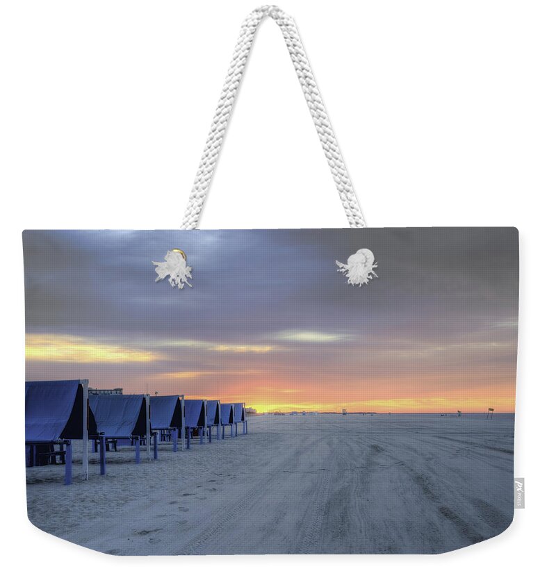Cape Weekender Tote Bag featuring the photograph Cape May at the Crack of Dawn by Bill Cannon