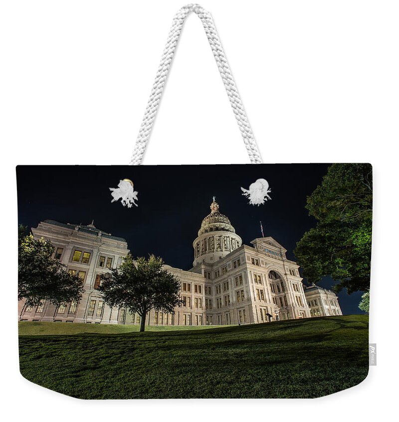 Austin Weekender Tote Bag featuring the photograph Capital On A Hill 2 by David Downs