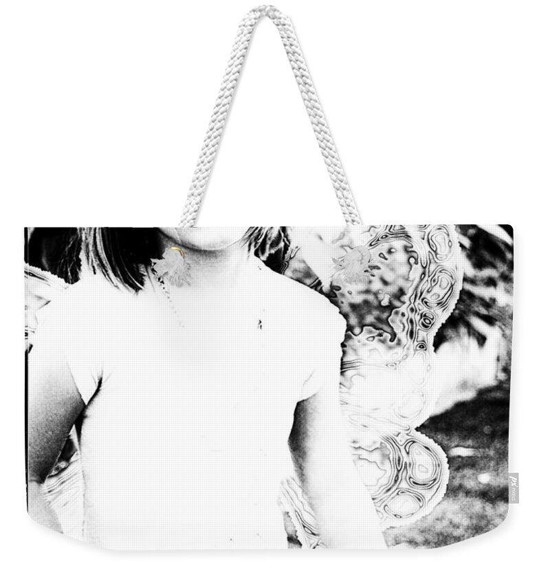 Faery Weekender Tote Bag featuring the photograph Captured Faery by Diana Haronis