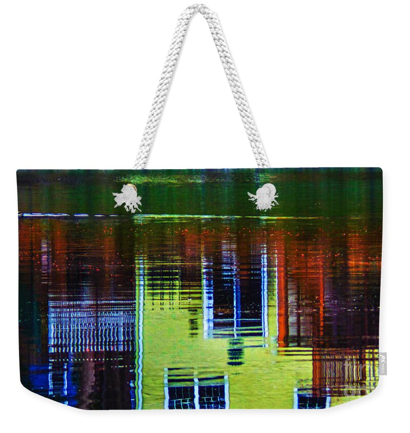 New England Weekender Tote Bag featuring the photograph New England Landscape Illusion by Charlie Cliques