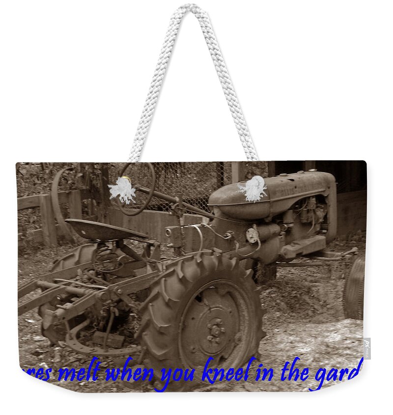  Weekender Tote Bag featuring the Cares Melt....... by Bob Johnson