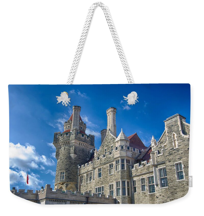 Buildings Weekender Tote Bag featuring the photograph Casa Loma 1258 by Guy Whiteley