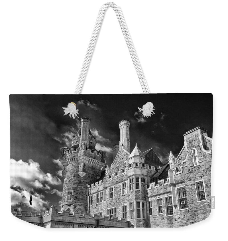 Buildings Weekender Tote Bag featuring the photograph Casa Loma 1258b by Guy Whiteley