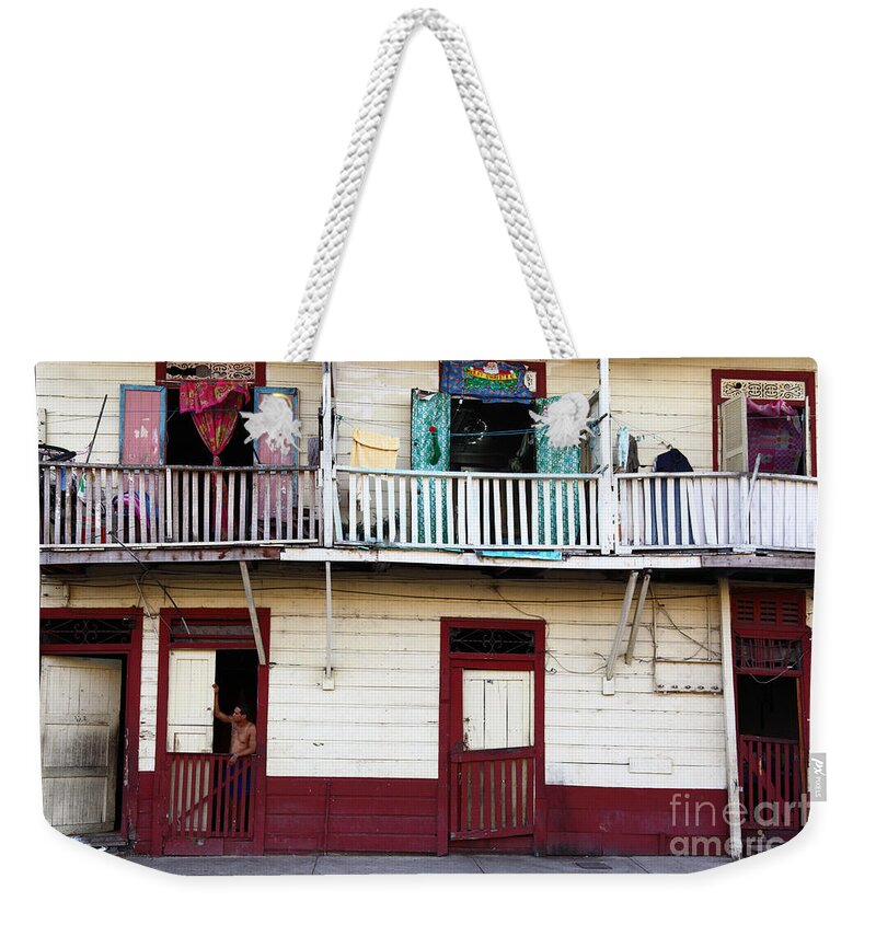 Panama Weekender Tote Bag featuring the photograph Casco Viejo Panama City by James Brunker
