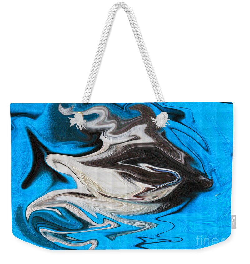 Abstract Weekender Tote Bag featuring the photograph Abstract Cat Fish by Linsey Williams