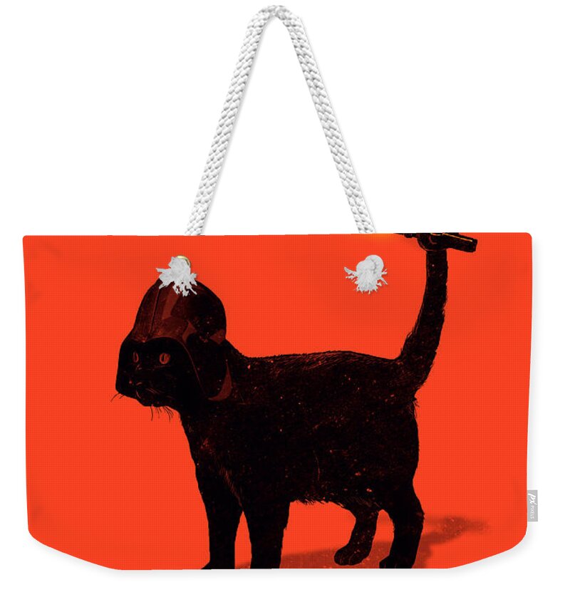 Cat Vader Weekender Tote Bag by Nicebleed - Pixels