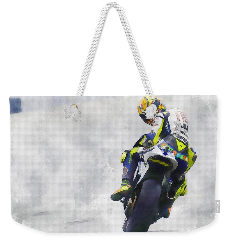 Roberto Locatelli Weekender Tote Bag featuring the digital art Catch Me by Don Kuing