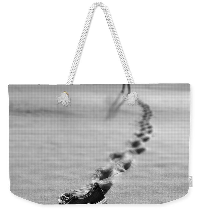 Surf Weekender Tote Bag featuring the digital art Catch Some Waves by Nina Bradica