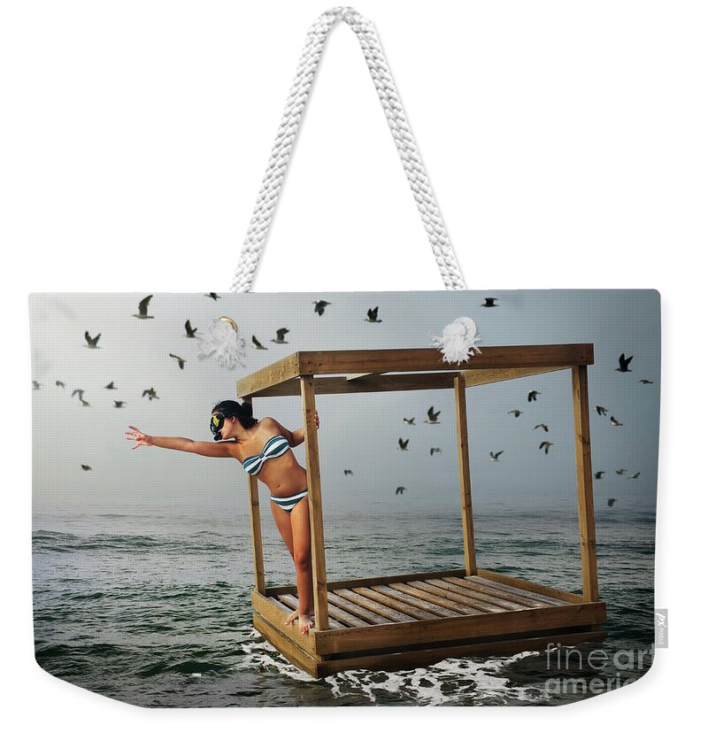 Abstract Weekender Tote Bag featuring the photograph Catch your Dreams by Carlos Caetano