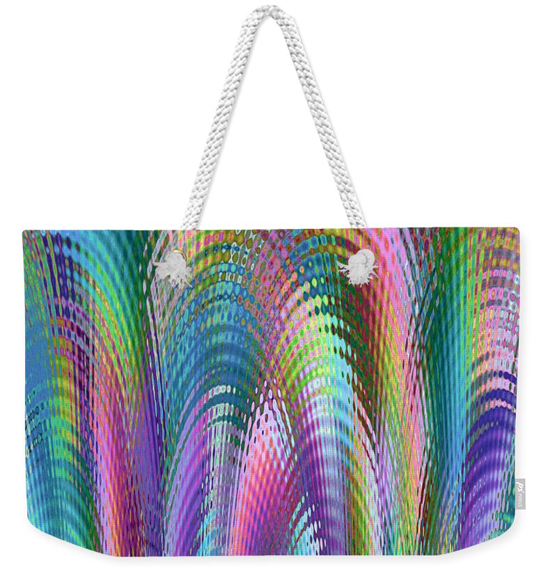 Colors Weekender Tote Bag featuring the digital art Cathedral by Mariarosa Rockefeller