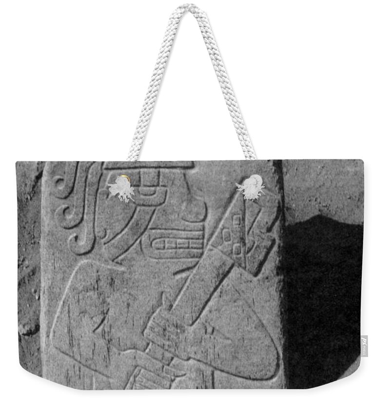 Science Weekender Tote Bag featuring the photograph Cerro Sechn, Warrior-priest, 1600 Bc by Science Source