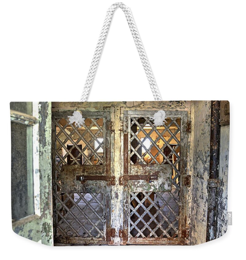 Doors Weekender Tote Bag featuring the photograph Chain Gang-3 by Charles Hite