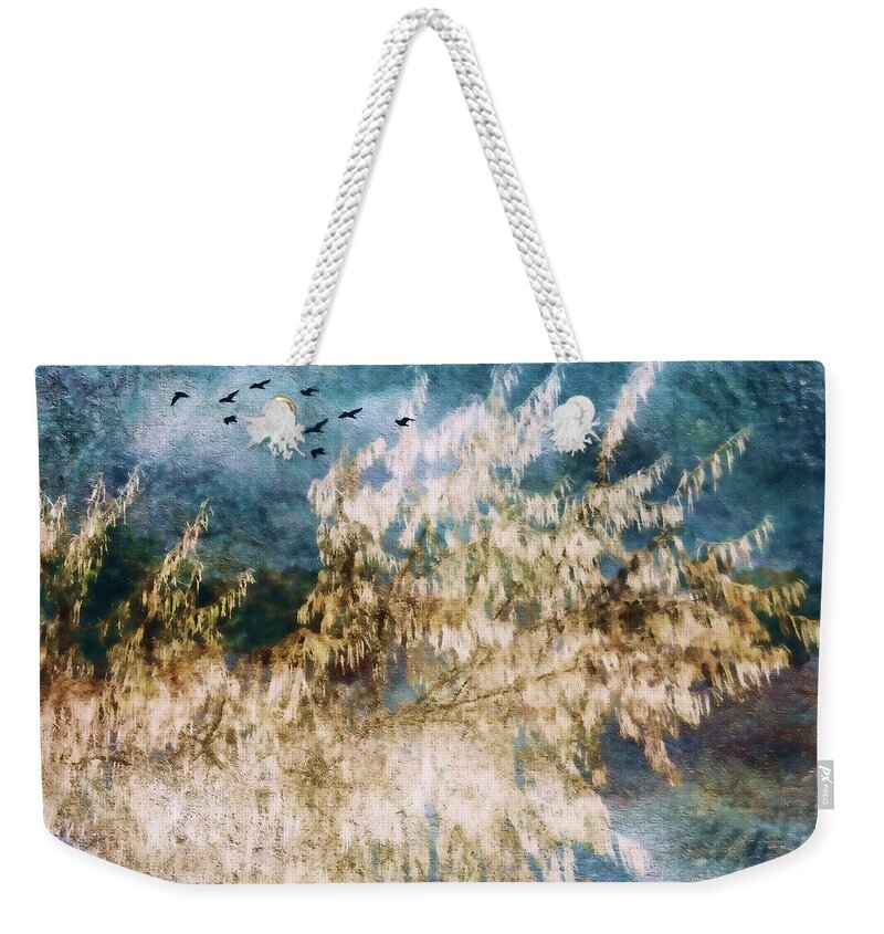 Nature Weekender Tote Bag featuring the photograph Change of Weather by Kathy Bassett